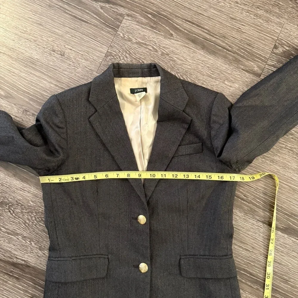 J. Crew Wool Schoolboy Blazer